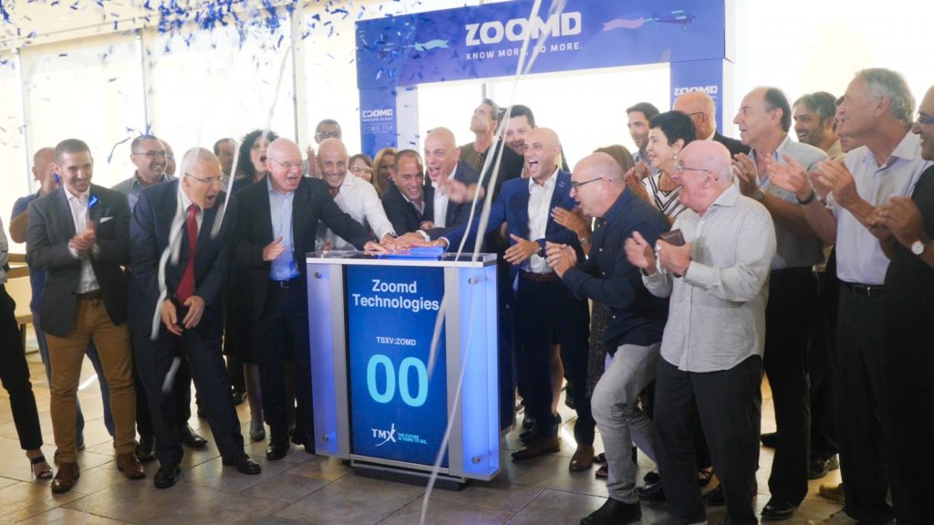 Zoomd opening the TSX.v trade